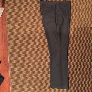 Dark grey trousers