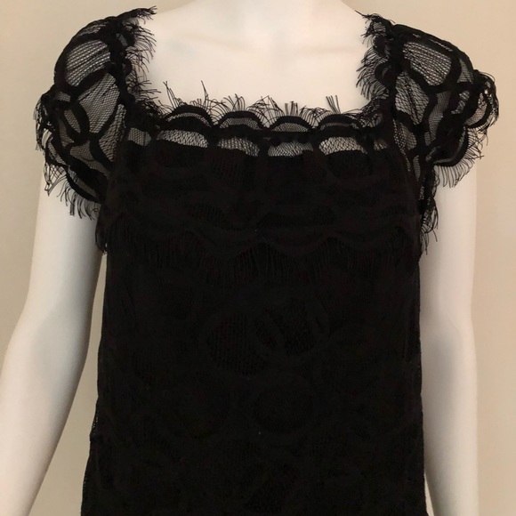Black Lace Top - Picture 1 of 4