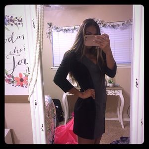 winter dress with 3 qtr sleeve