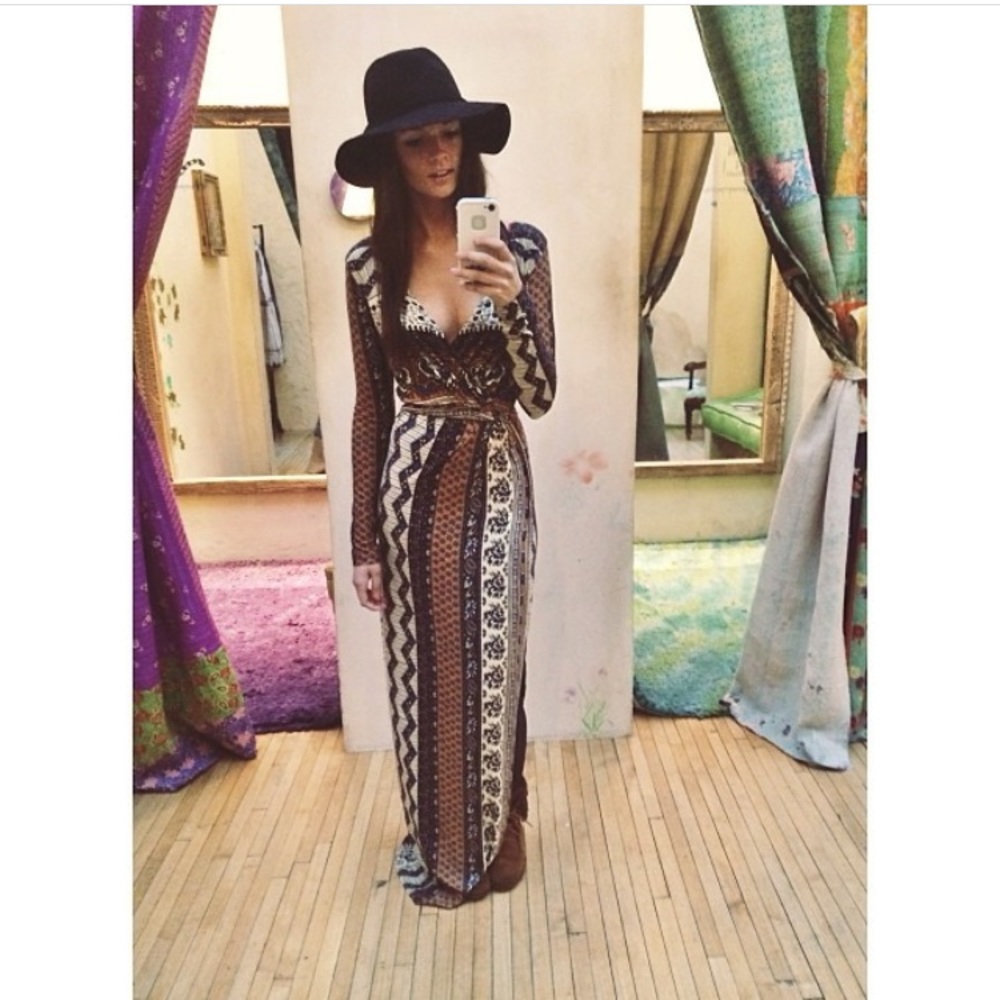 Novella Royale X Free People siren maxi dress