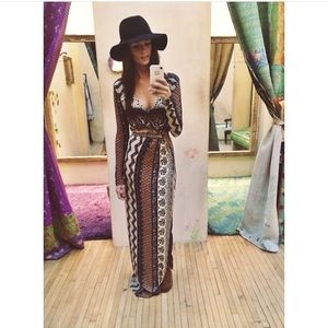 Novella Royale X Free People siren maxi dress