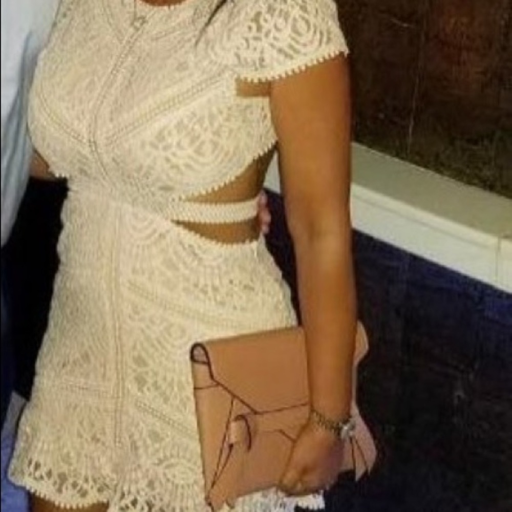 Beautiful cream dress.