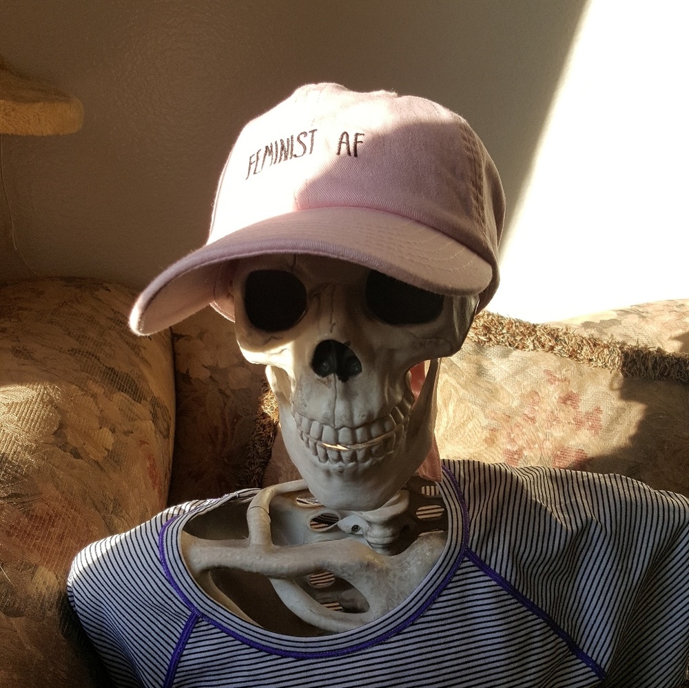 NWT Feminist AF Dad Hat