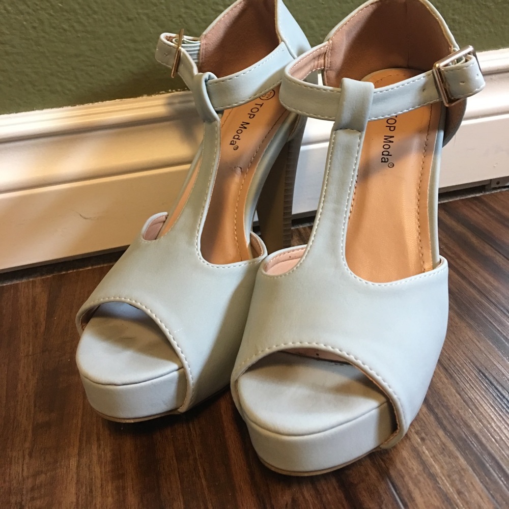 T-strap Heels