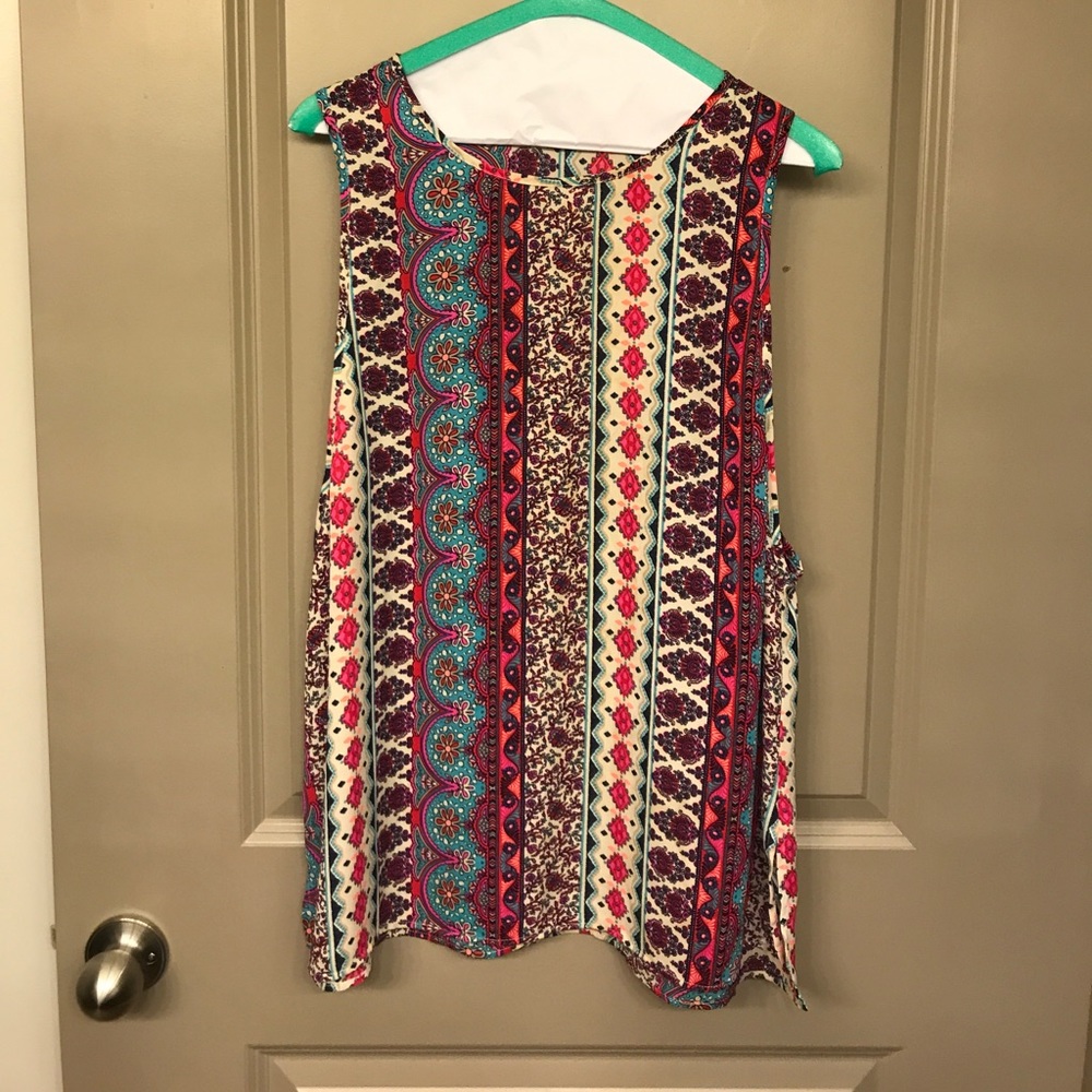 Show Me Your MUMU Bright Designed Tank Top