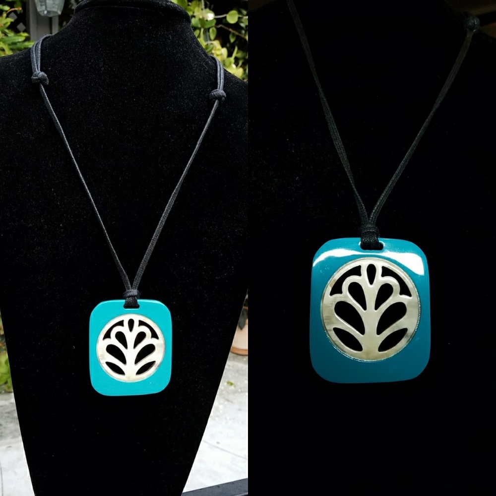 Buffalo horn lift pendant!