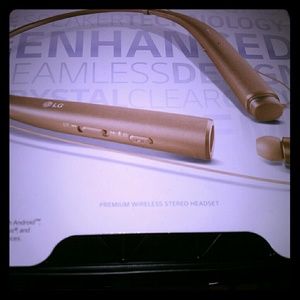 Bluetooth stereo headset new. Never used.