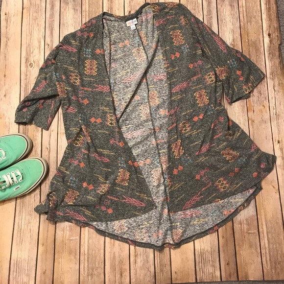 LuLaRoe Sweaters - Small Aztec LuLaRoe Lindsay Kimono