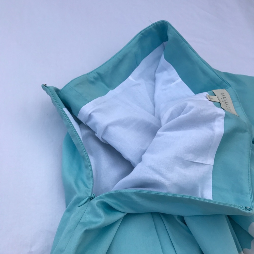 Talbots Beach Town Coastal Scene Skirt - Picture 3 of 6
