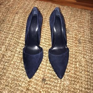 Banana Republic Navy Suede Pumps