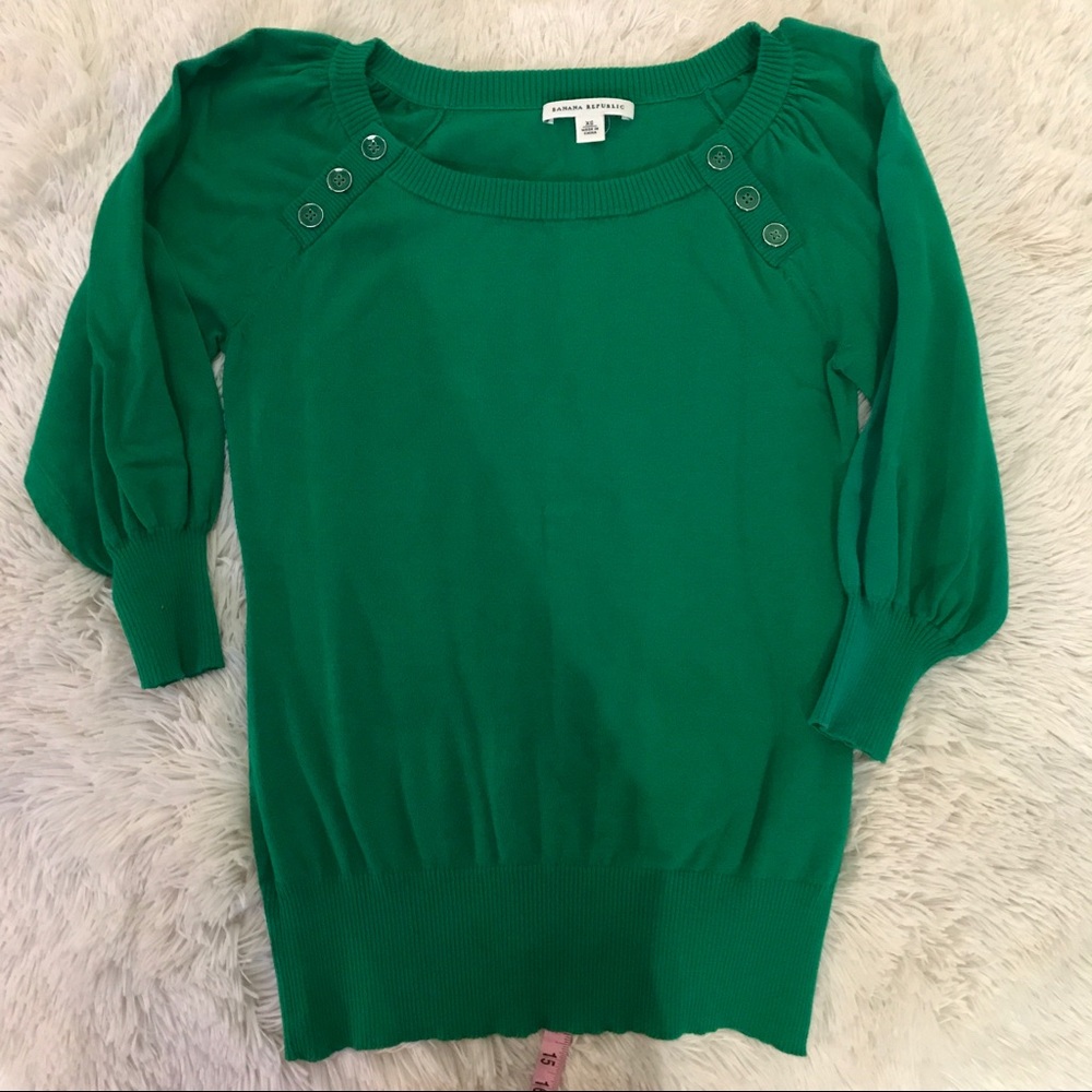 Banana Republic Green Sweater