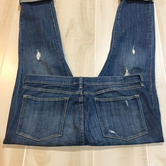 J. Crew Midrise Skinny Distressed Jeans 32x30 - Picture 3 of 5