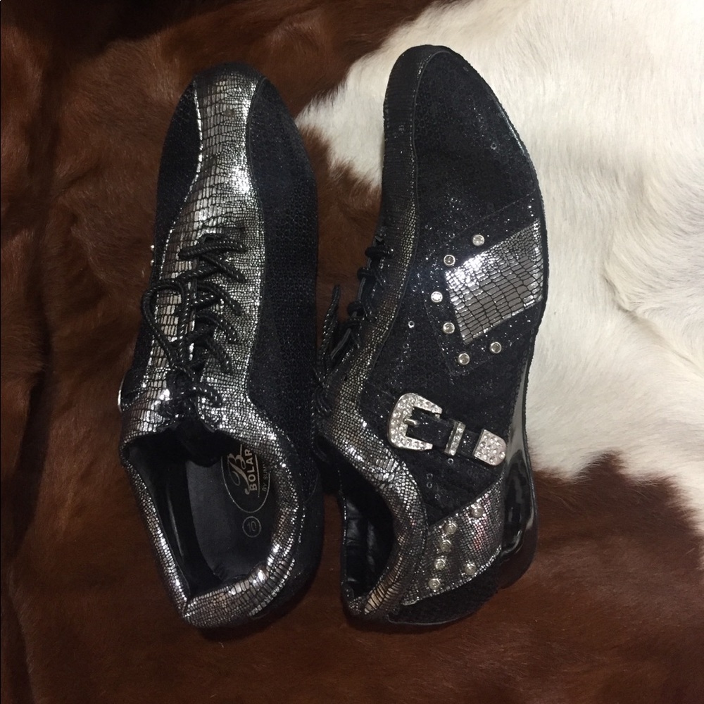 Sequence black sneakers