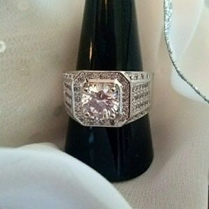 BACK IN STOCK!! Mens 925 SILVER ring. GORGEOUS!!