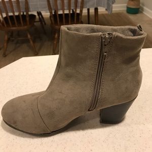 Suede Booties