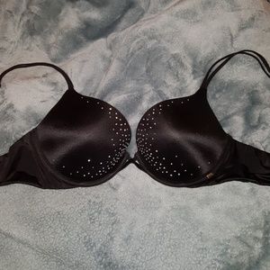 Victorias Secret Satin Rhinestone Bra