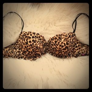 Leopard Lace Date Push-up bra (34c)