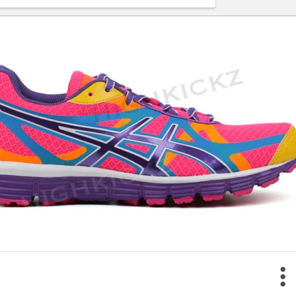 1 day sale!! Asics neon shoe