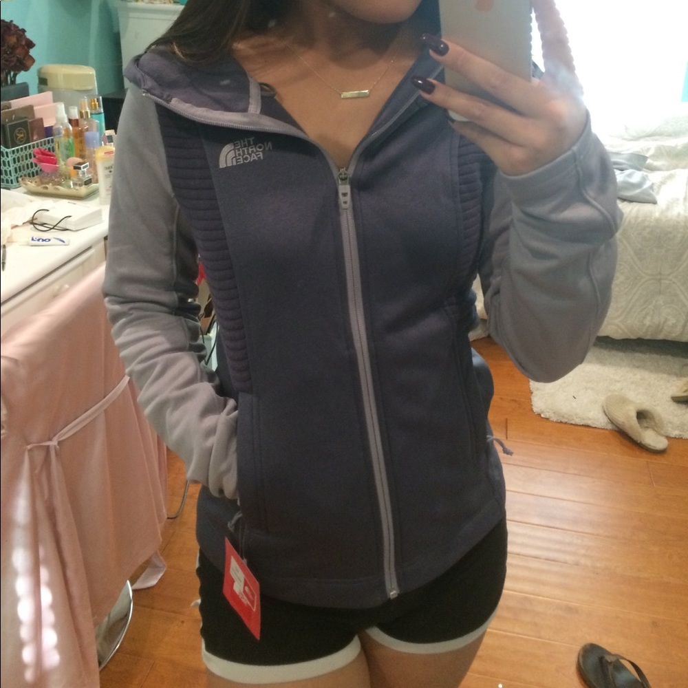 North Face brand new purple jacket