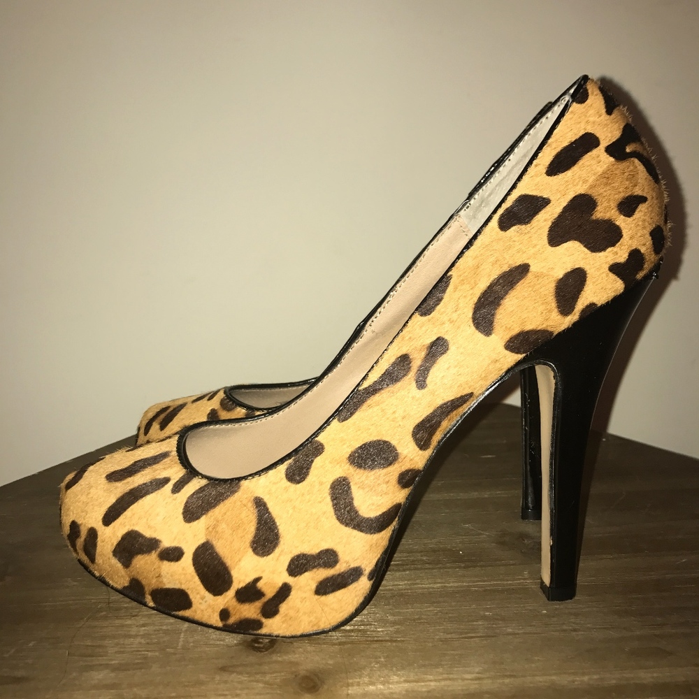 Steve Madden Cheetah hair stilettos