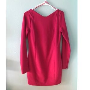 Zara Trf midi long sleeve dress