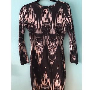 Printed Long Sleeve H&M Dress