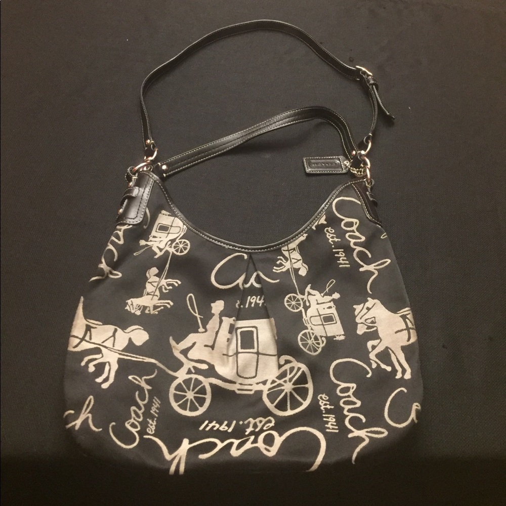 Coach Shoulder Bag Double Straps