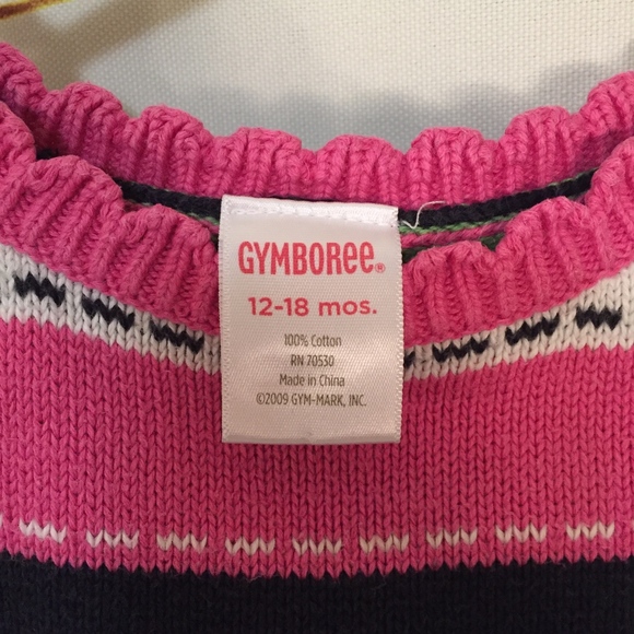 4/$20 Gymboree Striped Sweater Dress 12 - 18 mon - Picture 2 of 5