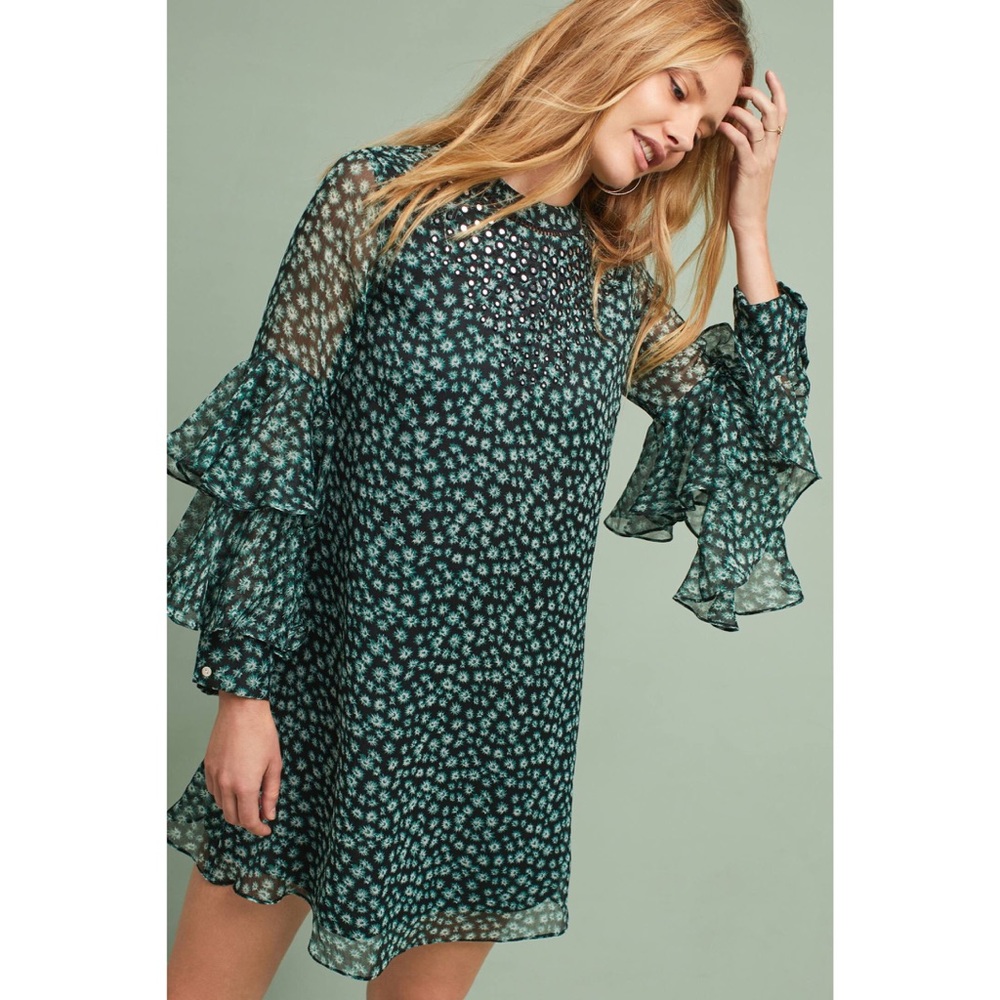 Fluttered Tunic Dress