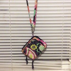 Vera Bradley wallet necklace / lanyard