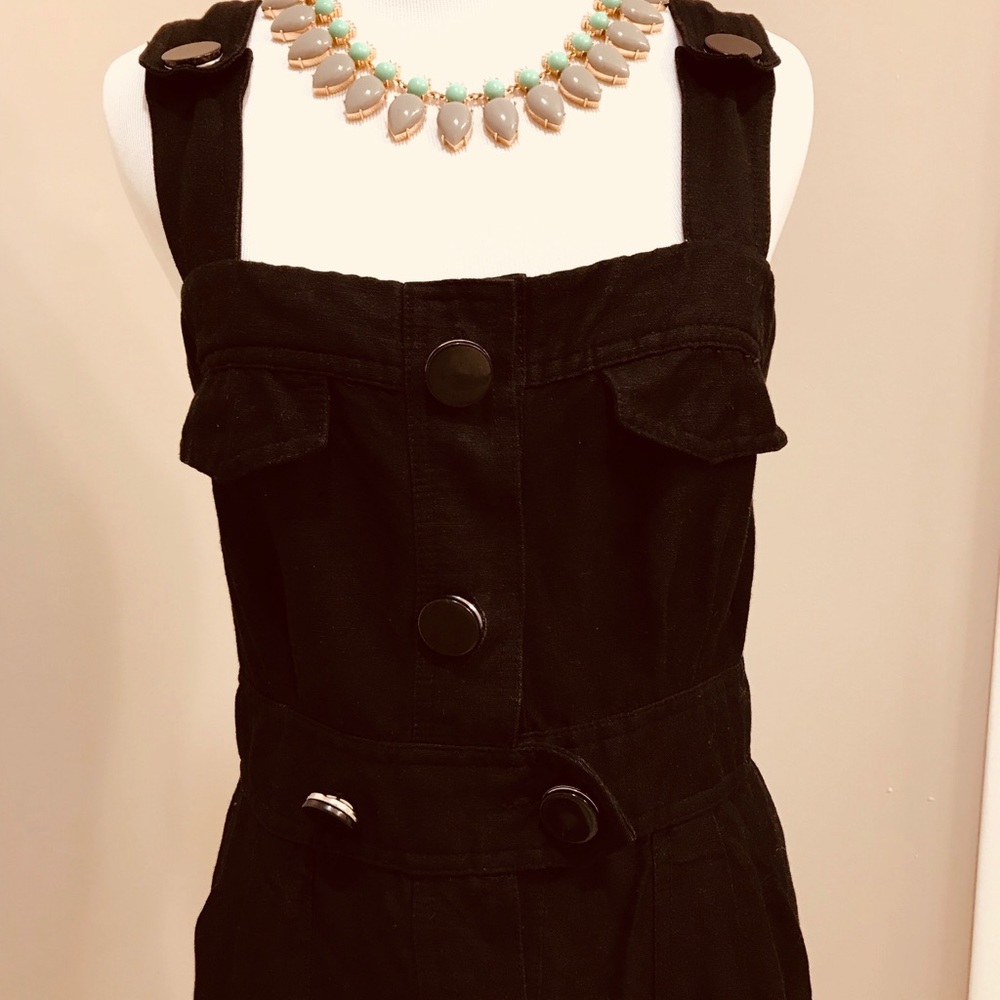 🎉Reduced🎉Zara Basics Black Button Up Shirt Dress