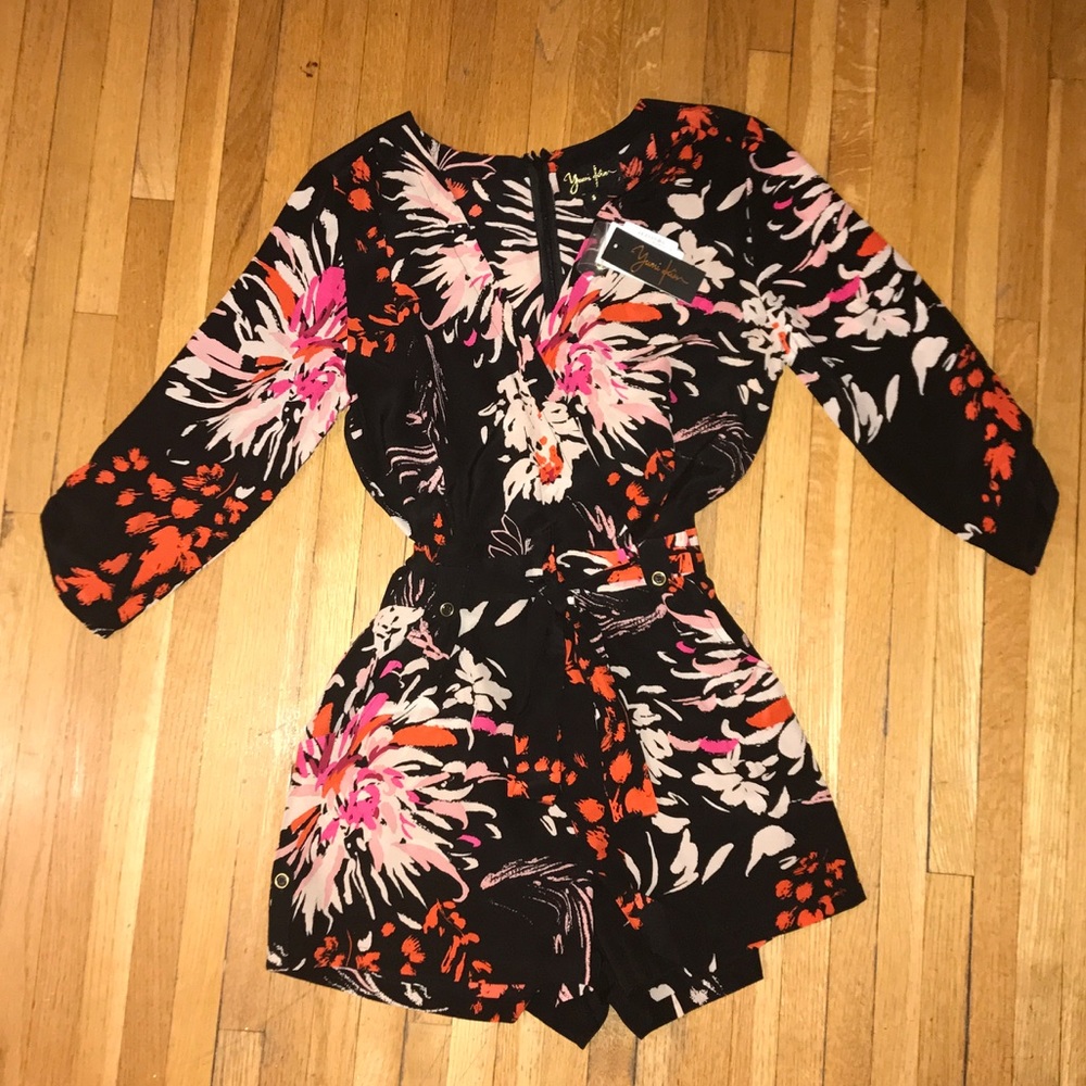 Yumi Kim Fireworks SILK Romper...NWT