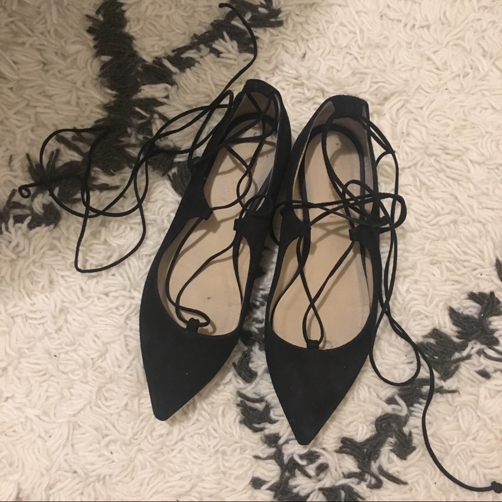 M. Gemi Brezza Lace up Suede Flat