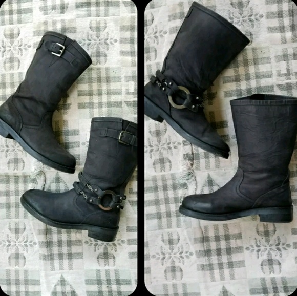 Diesel Shoes - Diesel Short Bad Arse MoTo BiKeR BooTs.