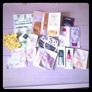 15 piece Korean Sample Set, including Face Mask!