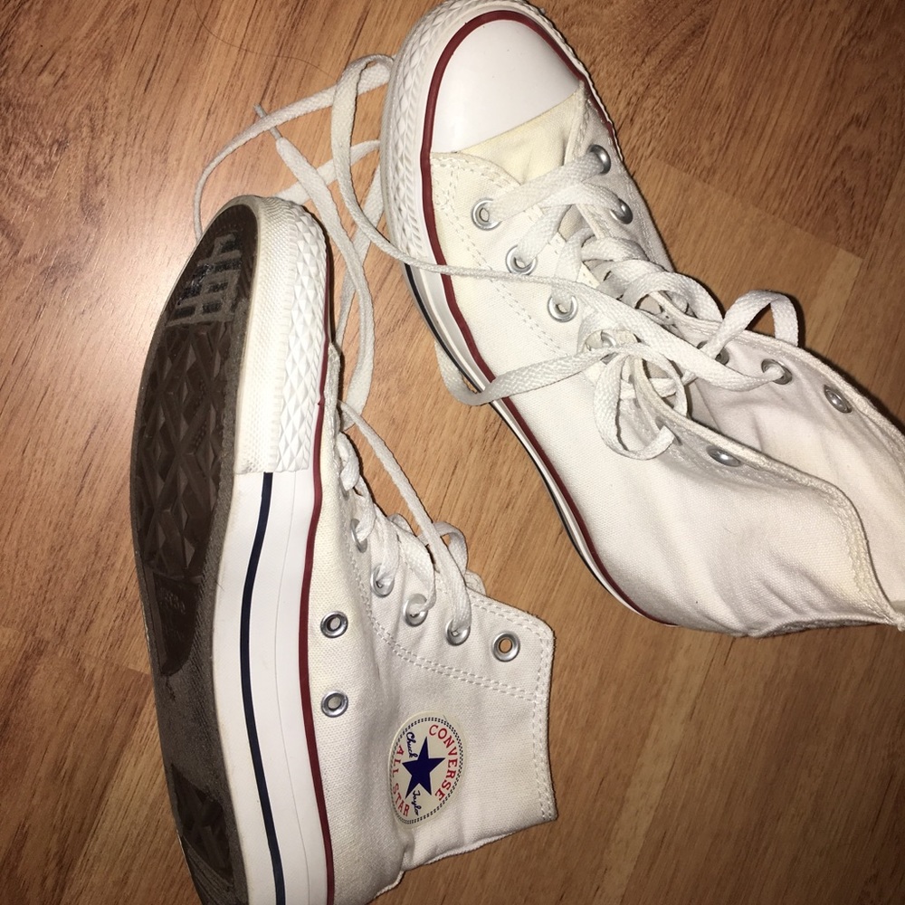 white high top converse