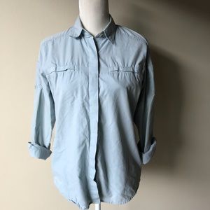 Columbia breathable button up hiking shirt