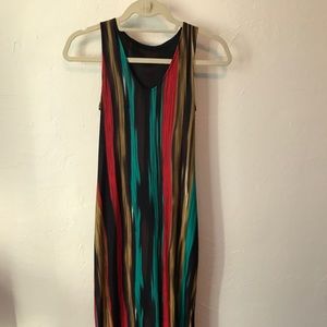 Jersey knit casual maxi