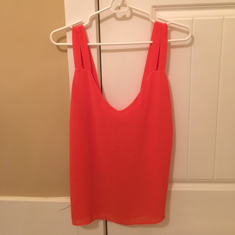Orange blouse