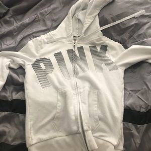 Pink zip up