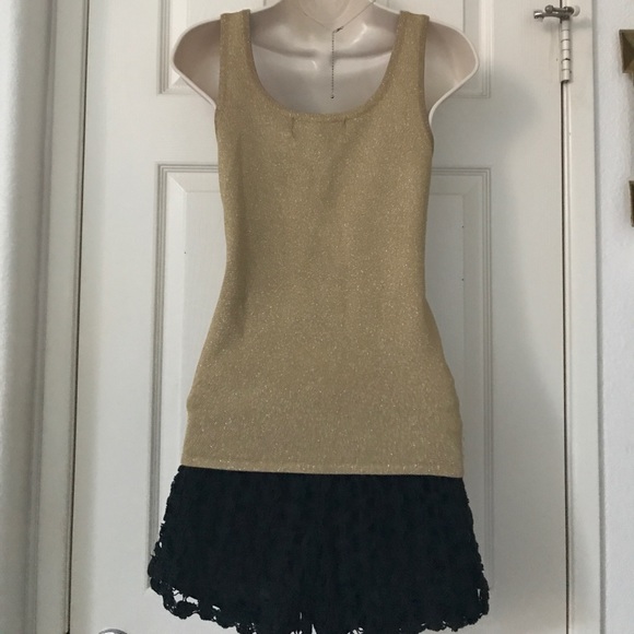 Classiques Gold Sleeveless Sweater Top - Picture 4 of 7