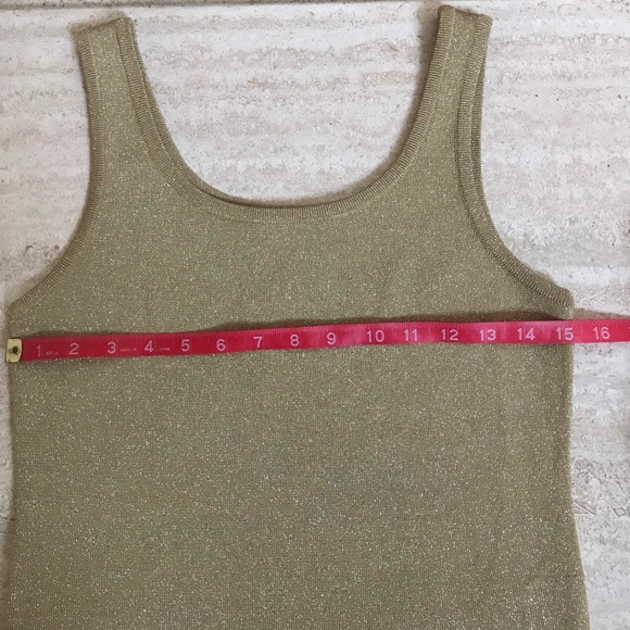 Classiques Gold Sleeveless Sweater Top - Picture 5 of 7