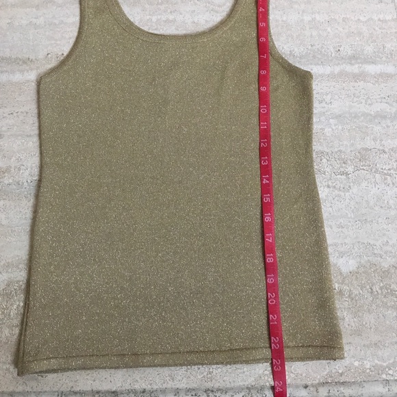 Classiques Gold Sleeveless Sweater Top - Picture 6 of 7
