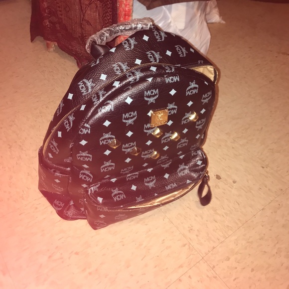 Black MCM backpack