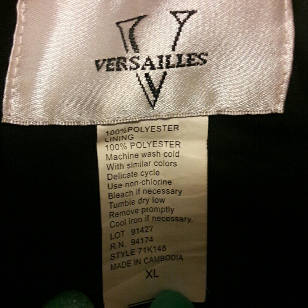 Varsailles skirt, black , Blue and Gray.