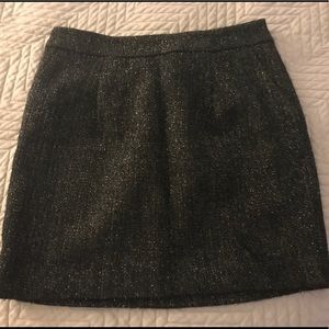 Ann Taylor Shimmer Tweed Skirt