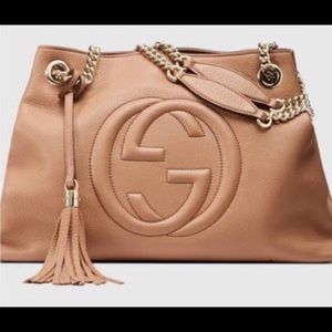 Gucci Soho tote in nude