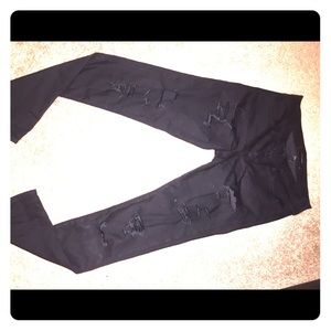 Flying Monkey Destroyed Black Skinny Jeans