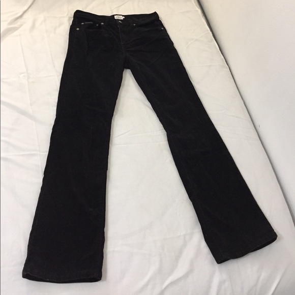 Vintage Calvin Klein velvety corduroy black pants - Picture 1 of 3