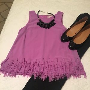 Entro fringe tunic tank